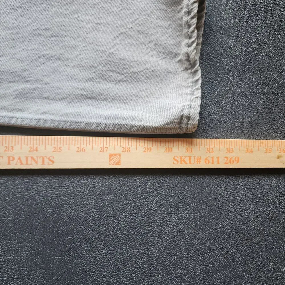 Vintage 90's Levi's 501 Classic Fit Grey Denim Jeans 33x32